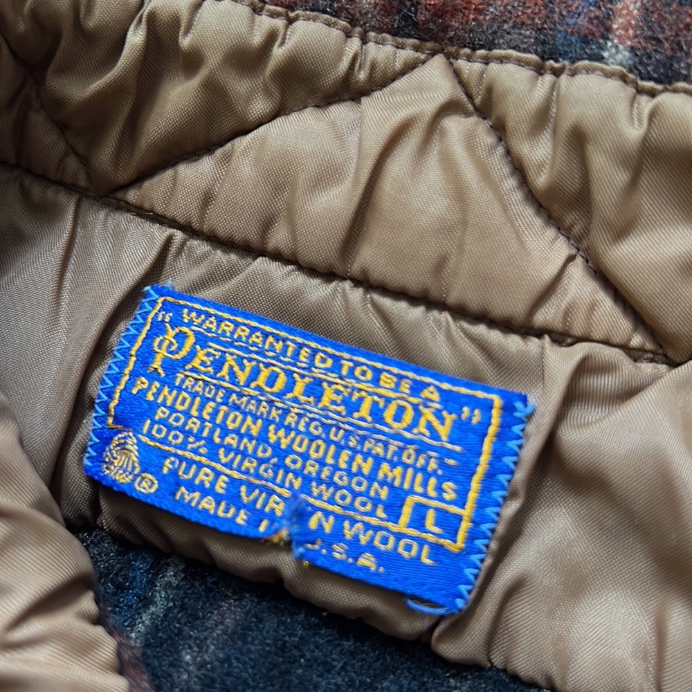 Pendleton Virgin Wool Button Down Flannel S - image 5